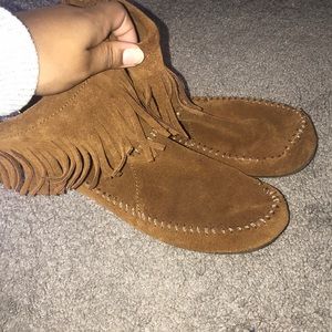 brown booties